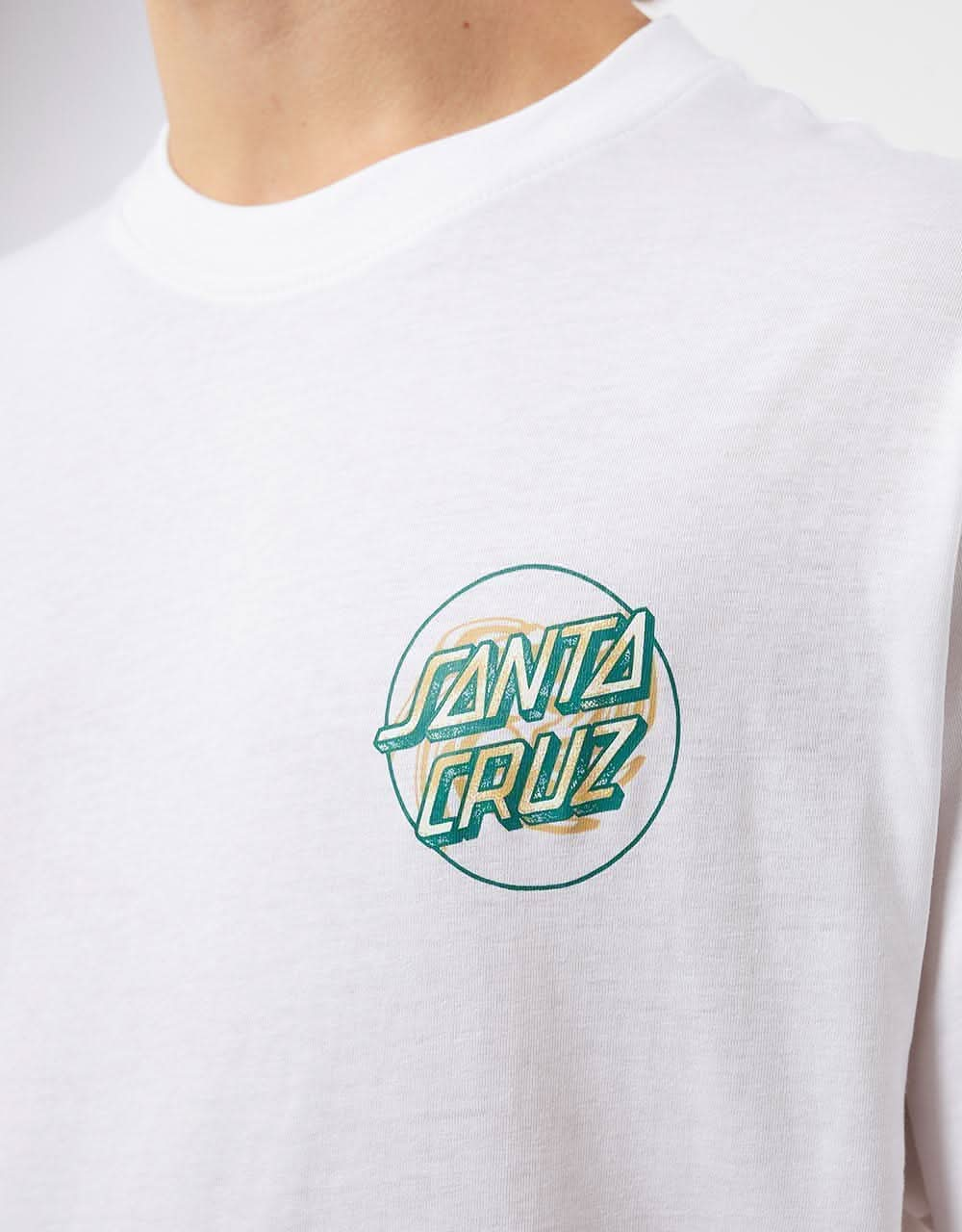 Santa Cruz Beginning Dot T-Shirt - White