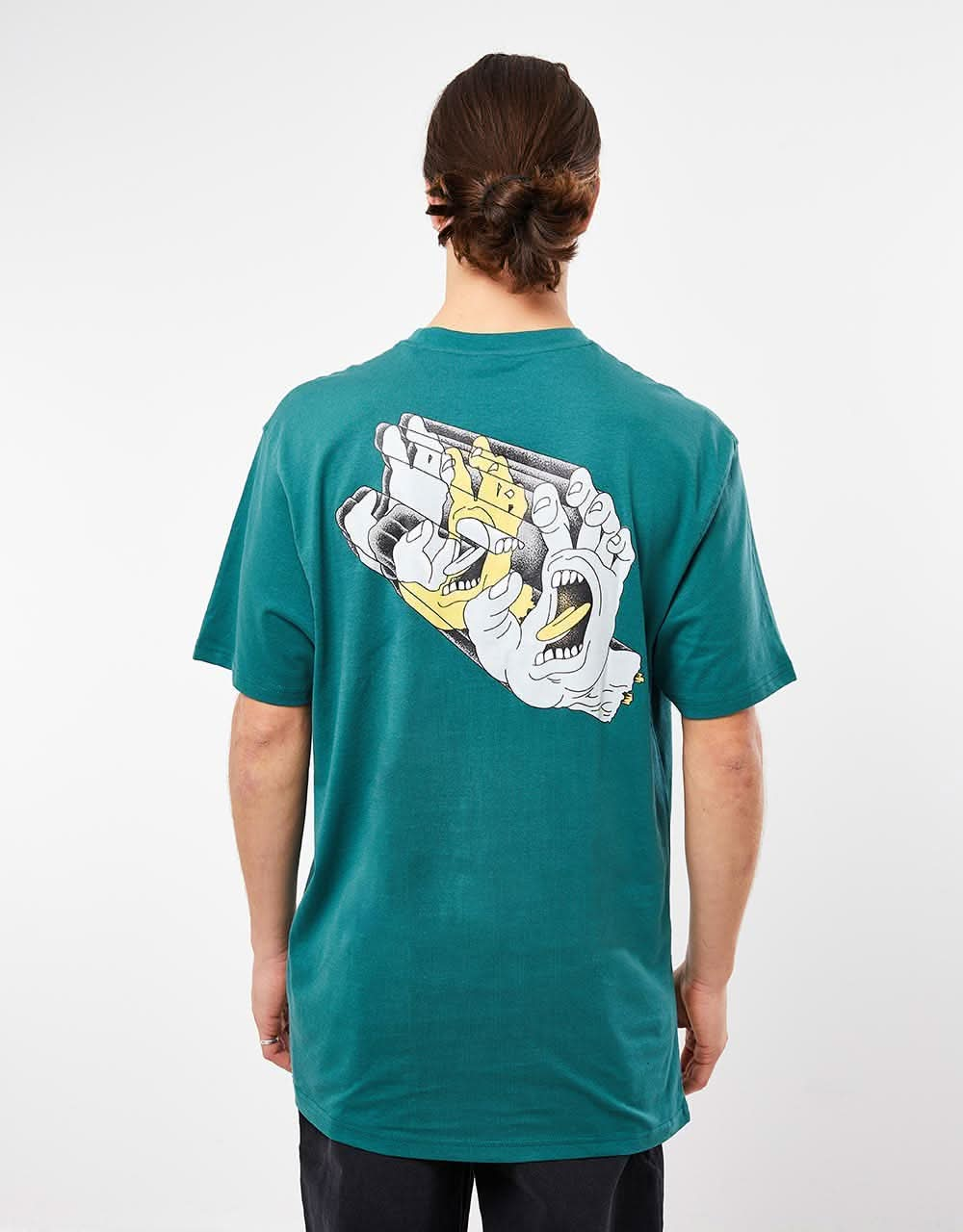 Santa Cruz Dissect Hand T-Shirt - Spruce