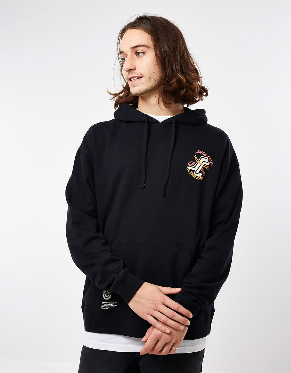 Santa Cruz Forever SC Pullover Hoodie - Black