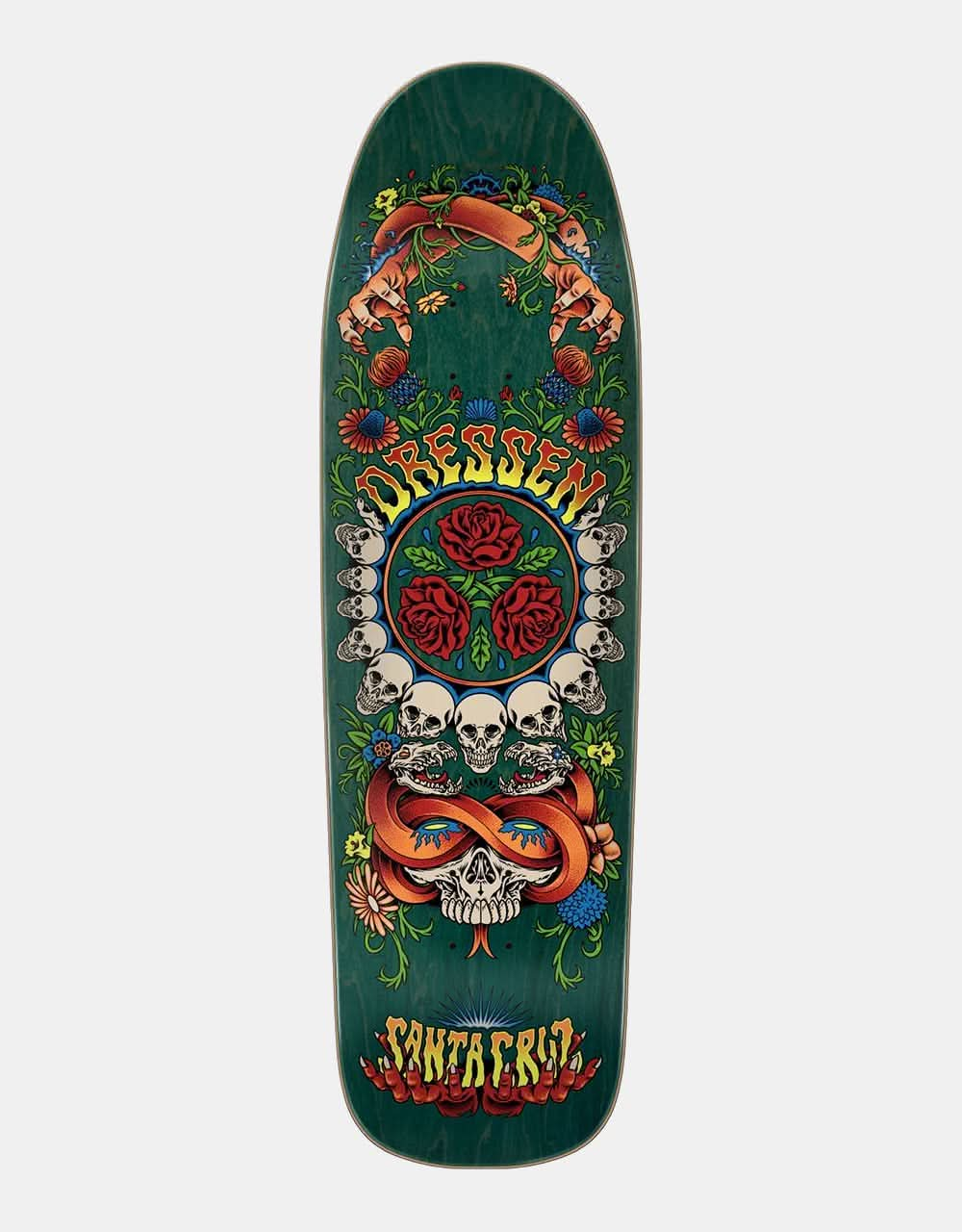 Santa Cruz Dressen Rose Crew Three Skateboard Deck - 9.31"