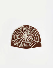 Route One Web Cuffless Beanie - Cappuccino/Angora