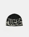 Route One Tag 2.0 Cuffless Beanie - Black/Angora