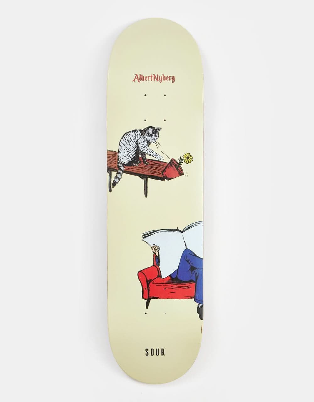 Sour Solution Nyberg Whoopsycat Skateboard Deck - 8.25"