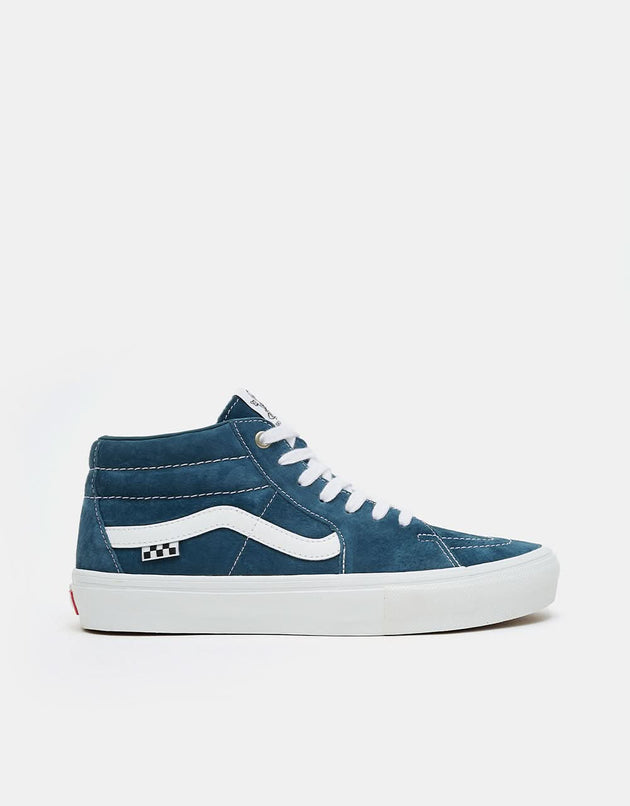 Scarpe Vans Skate Grosso Mid - Blu/Bianco