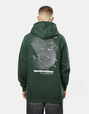 Route One Murmurations Pullover Hoodie – Waldgrün