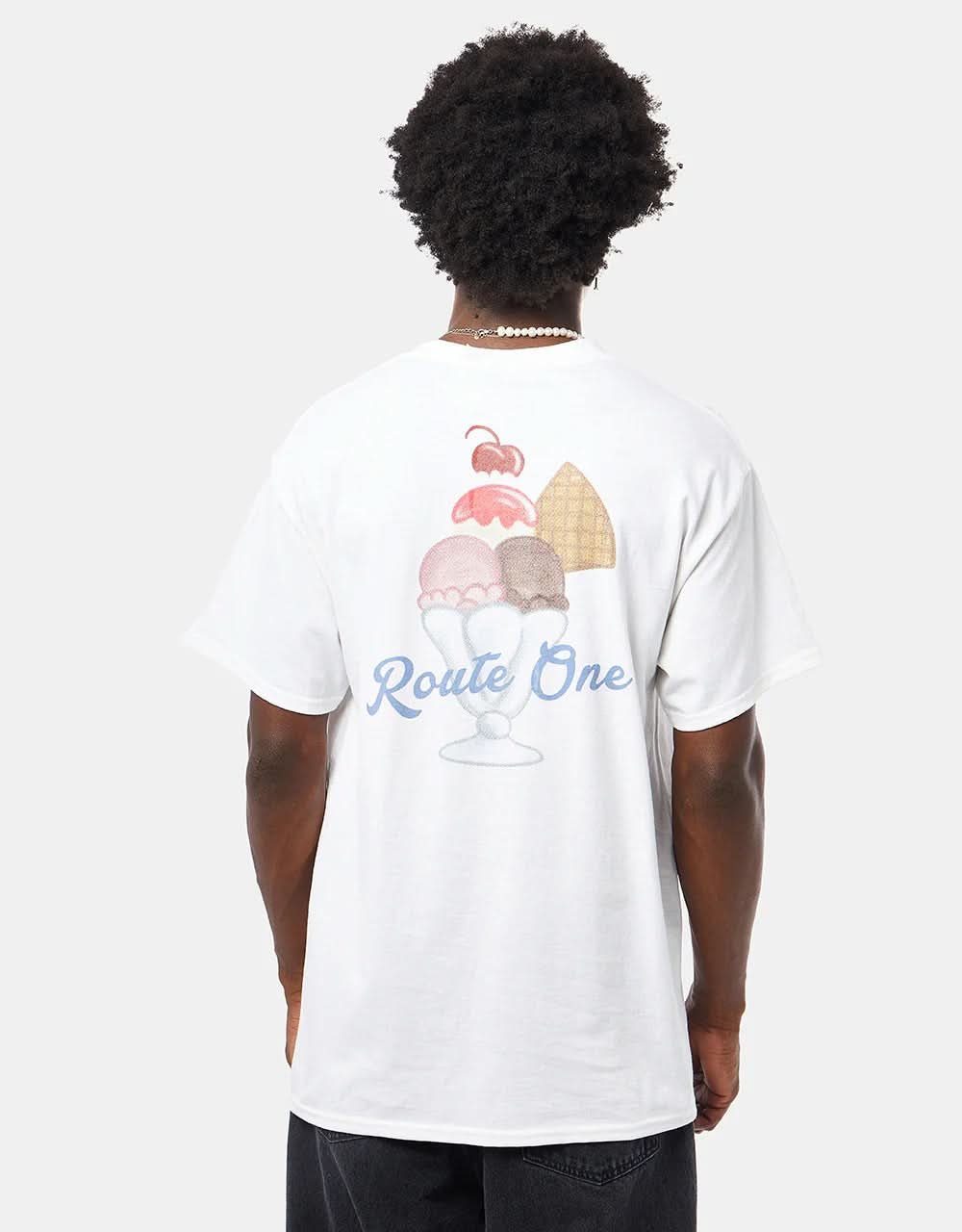 Route One Sundae T-Shirt - White