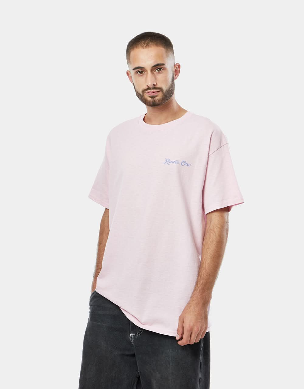 Route One Sundae T-Shirt - Light Pink