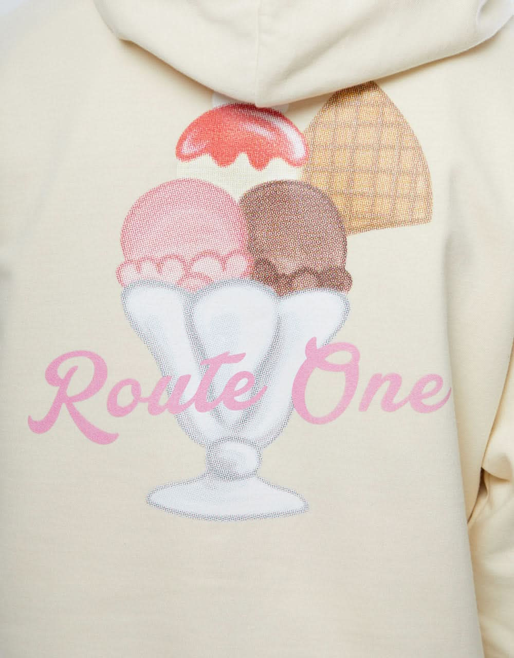 Route One Sundae Pullover Hoodie - Vanilla Milkshake