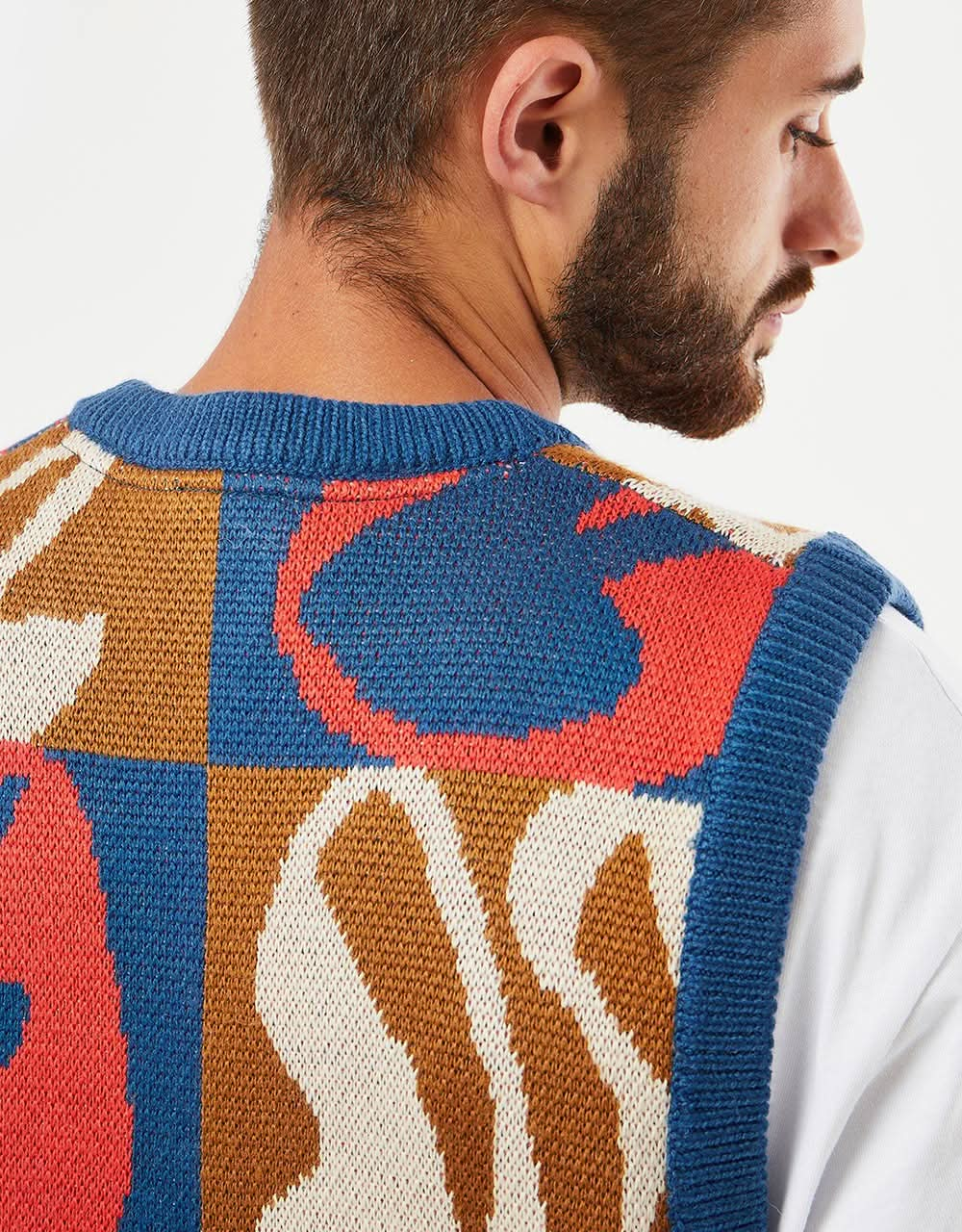 Route One Soul Knitted Vest - Multi