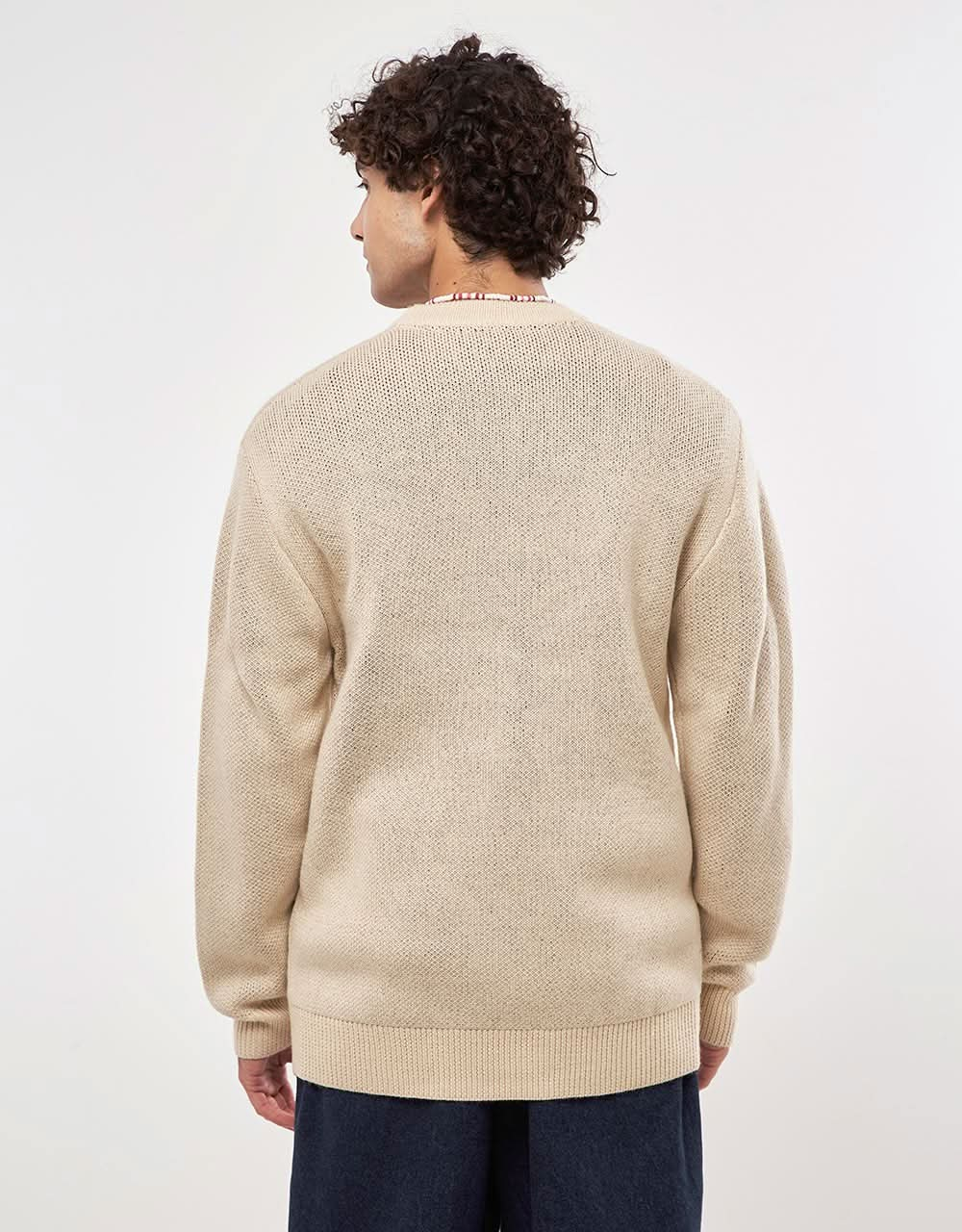 Route One Flower Knitted Sweater - Angora