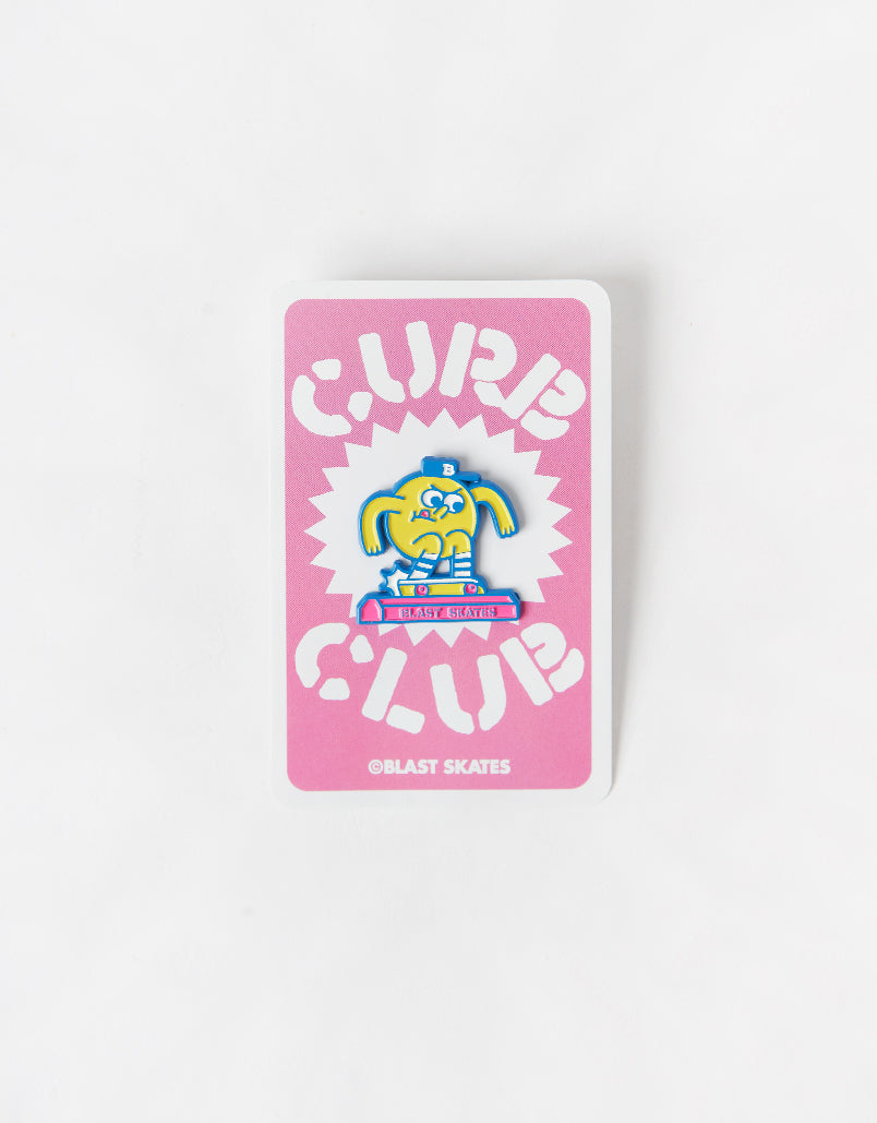 Blast Skates Curb Club Enamel Pin  - Multi