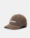 Butter Goods Rounded Logo 6-Panel Cap - Washed Oakwood