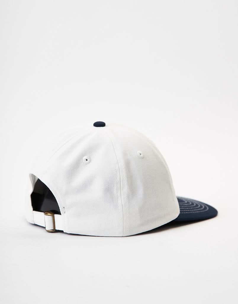 Casquette 6 panneaux Butter Goods Blues - Blanc/Marine