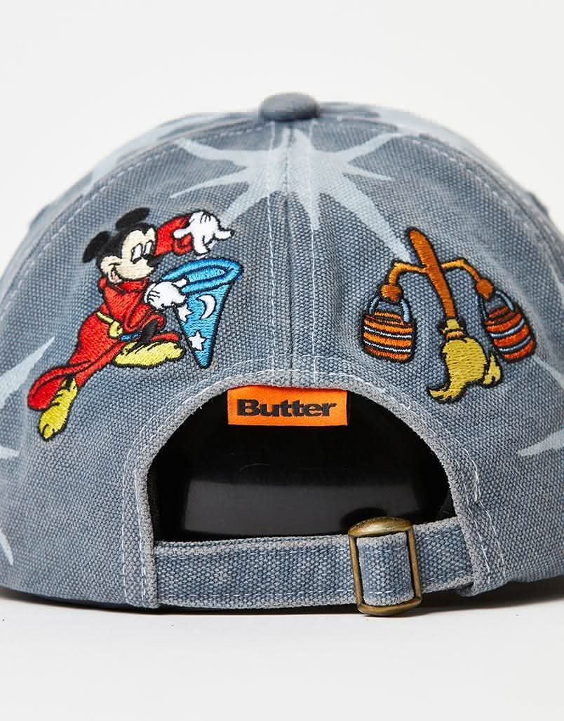 Butter Goods x Disney All Over 6 Panel Cap - Slate