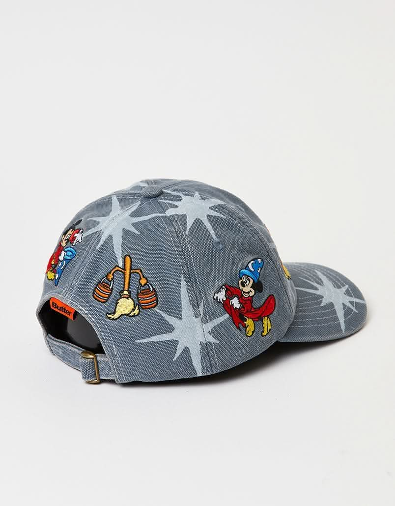 Butter Goods x Disney All Over 6 Panel Cap - Slate