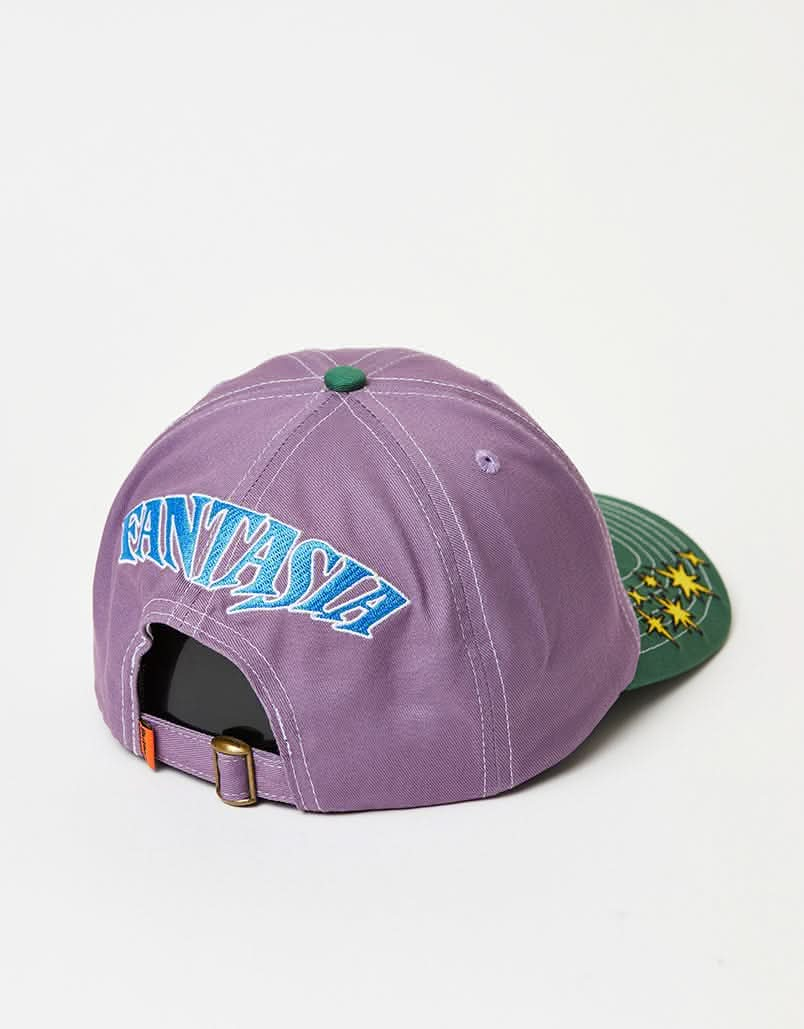 Butter Goods x Disney Sorcerer 6 Panel Cap - Berry/Forest