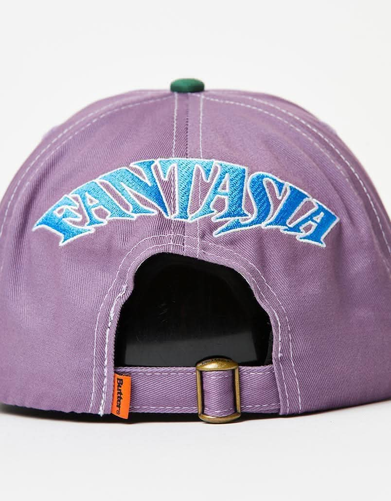 Butter Goods x Disney Sorcerer 6 Panel Cap - Berry/Forest