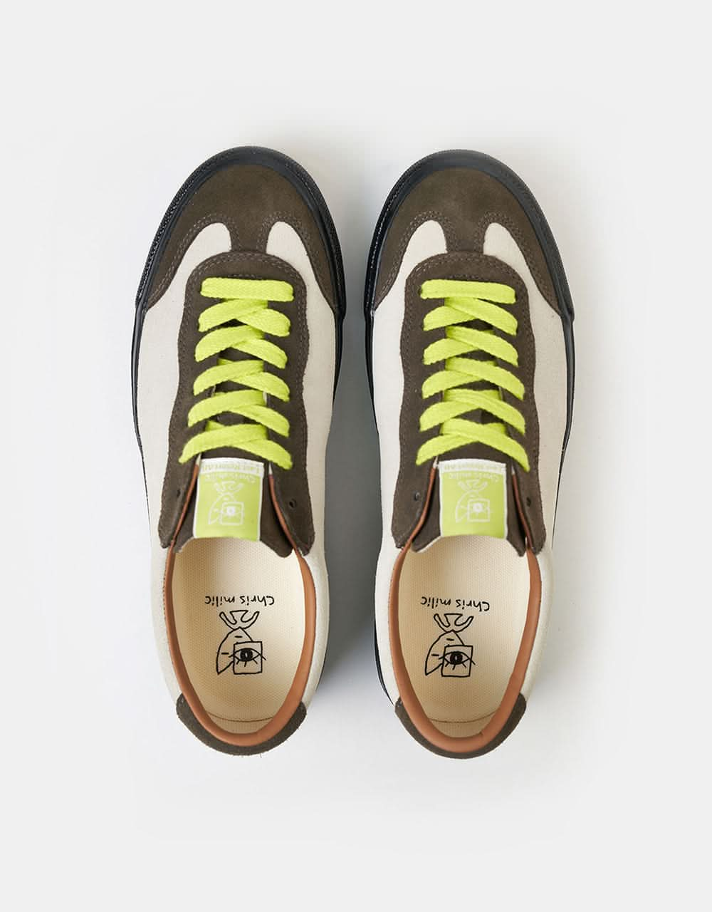 Last Resort AB VM004 Milic Lo Skate Shoes - Olive Cream/Black