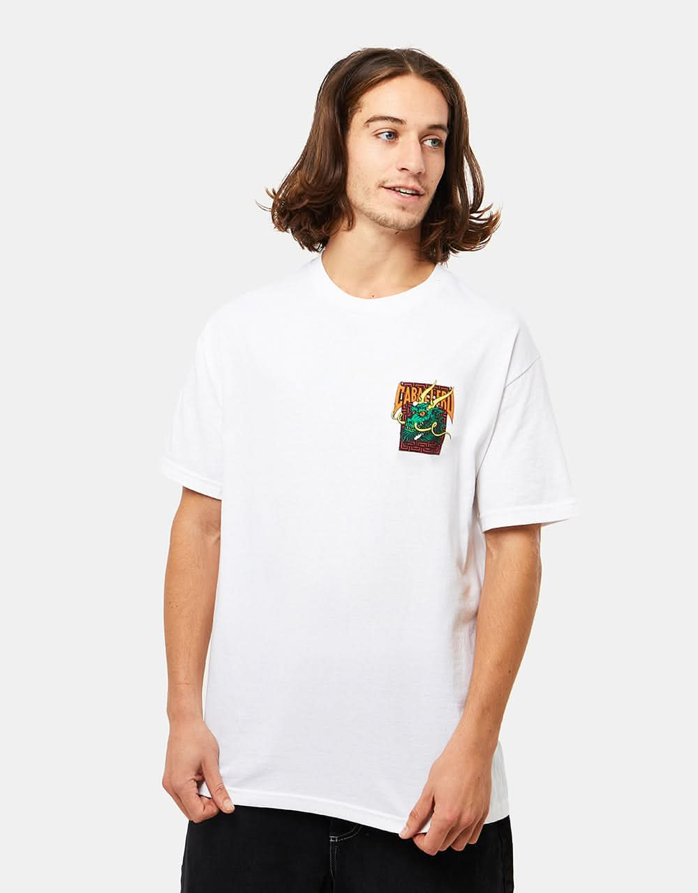 Powell Peralta Caballero Street Dragon T-Shirt - White