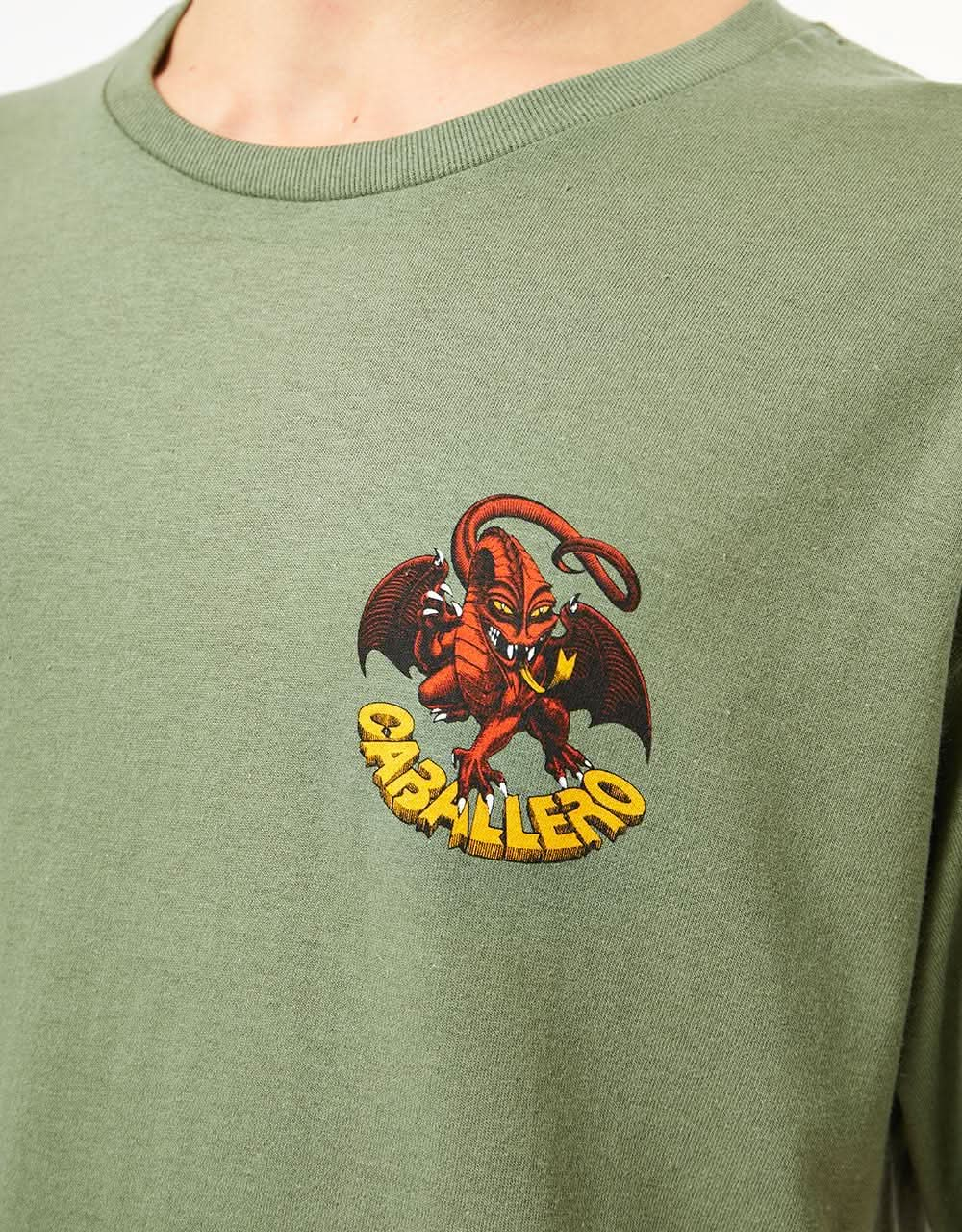 Powell Peralta Cab Classic Dragon II T-Shirt - Military Green