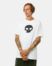 Zero Single Skull T-Shirt - White/Black