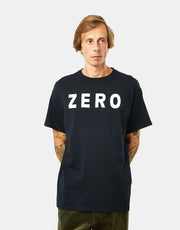 Camiseta Zero Army - Negro/Blanco