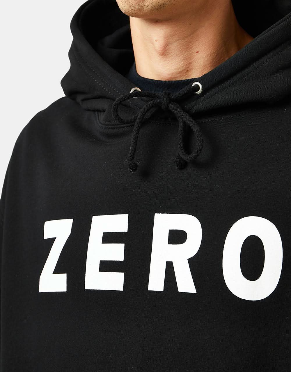 Zero Army Pullover Hoodie - Black/White