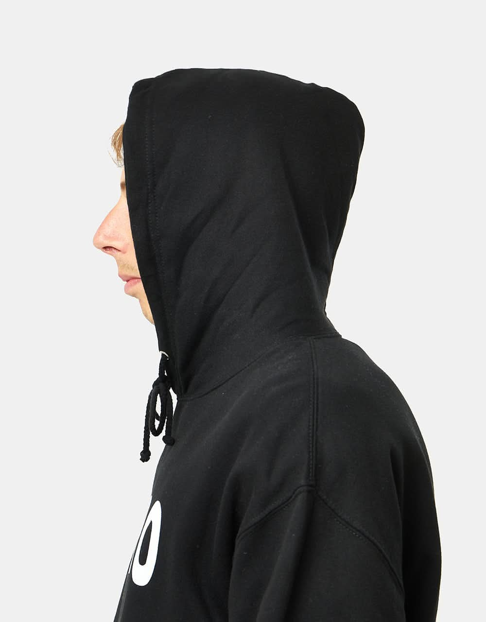 Zero Army Pullover Hoodie - Black/White