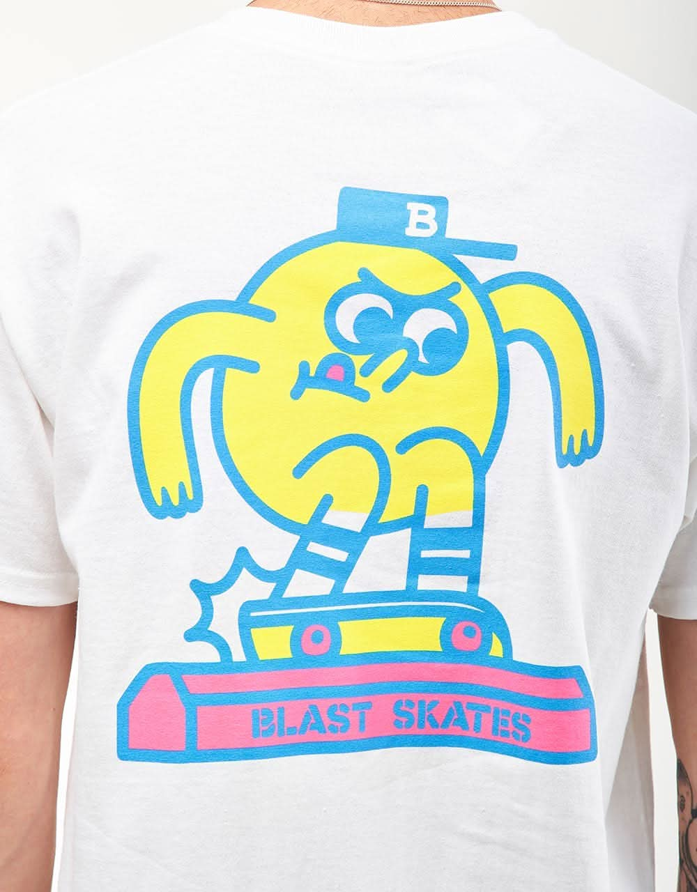 Blast Skates Curb Club T-Shirt - White