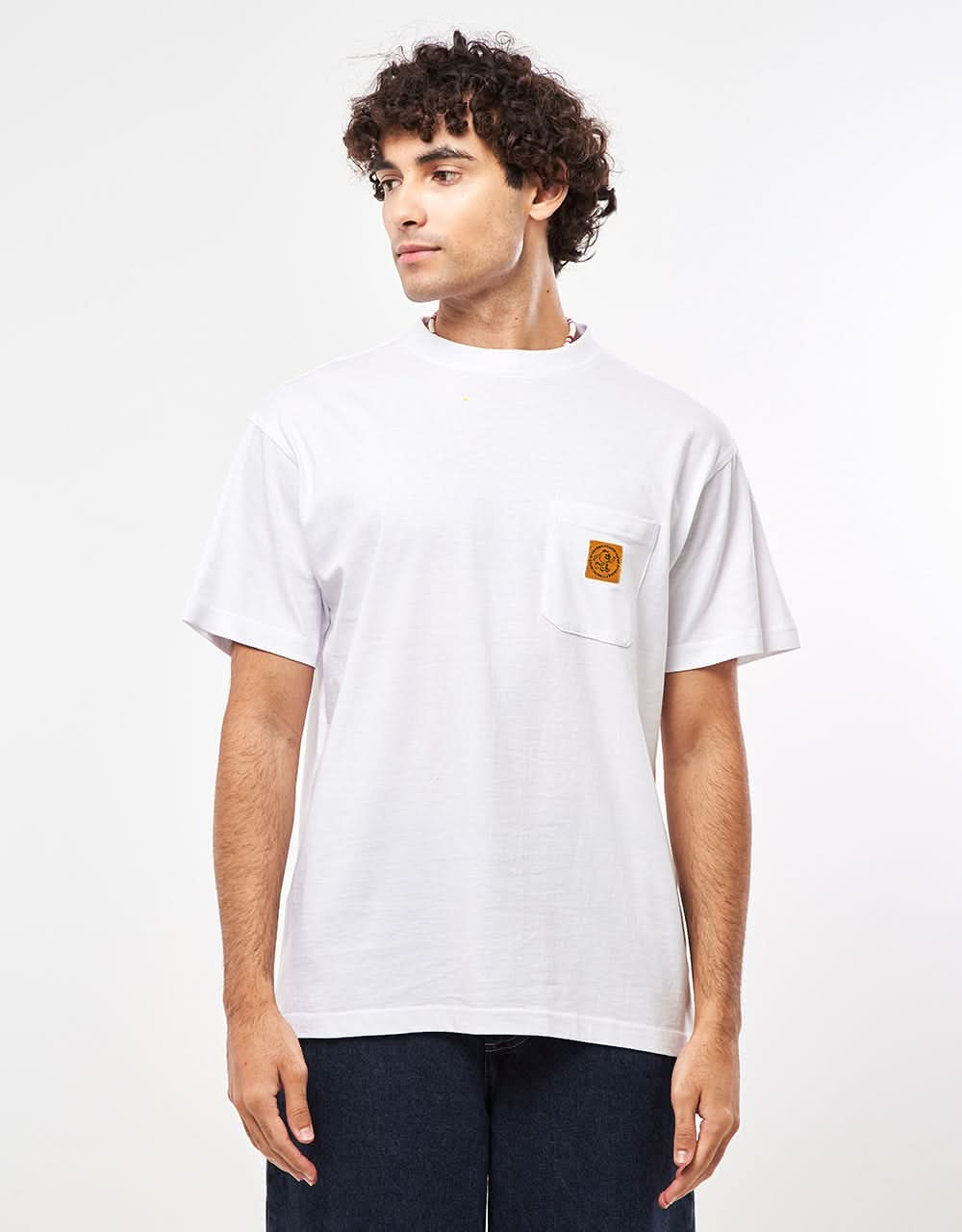 Blast Skates Golden Label Pocket T-Shirt - White