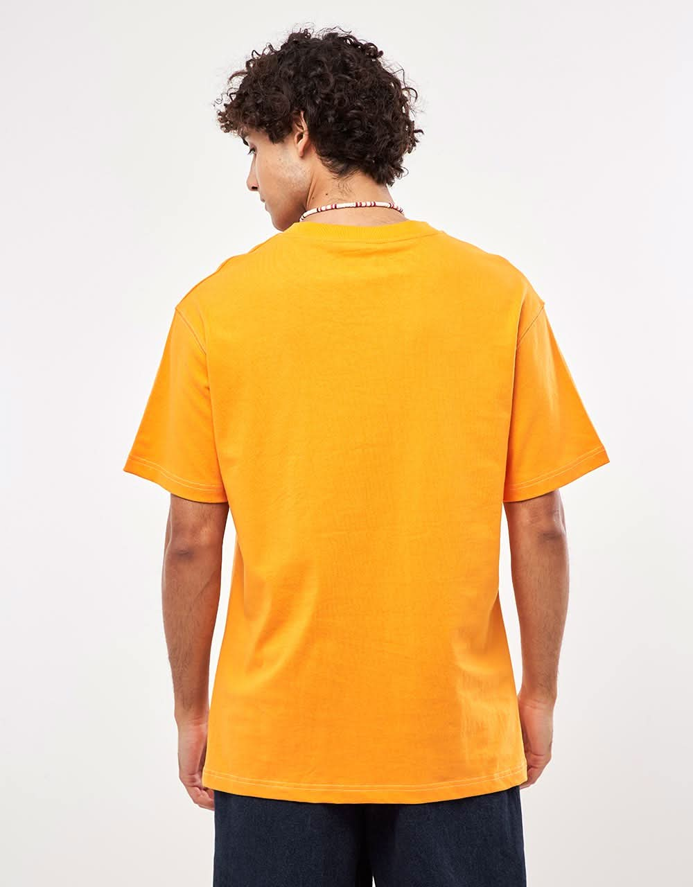 Pass~Port x Evisen Logo Lock~Up T-Shirt – Orange Sherbert