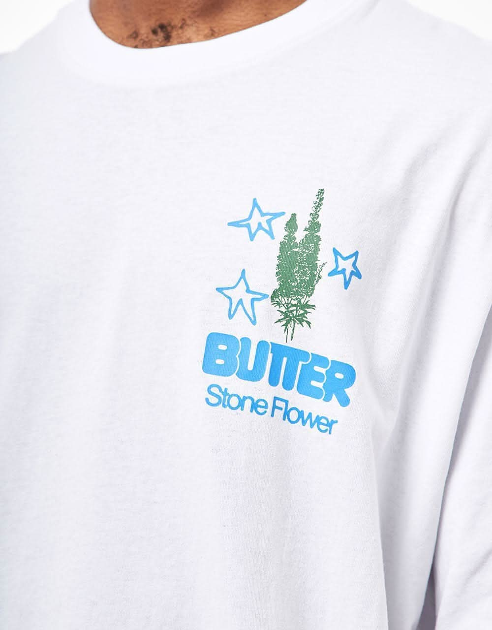 Butter Goods Stone Flower T-Shirt - White