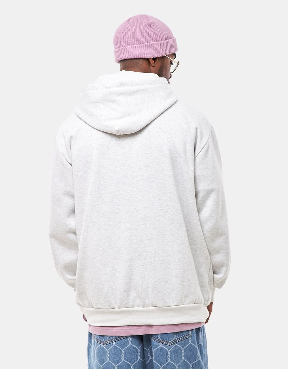 Butter Goods Dragonfly Embroidered Pullover Hoodie - Ash