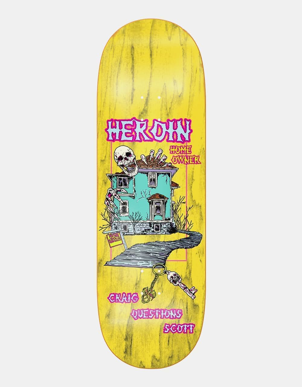 Heroin Craig Questions Tonight Skateboard Deck - 10”