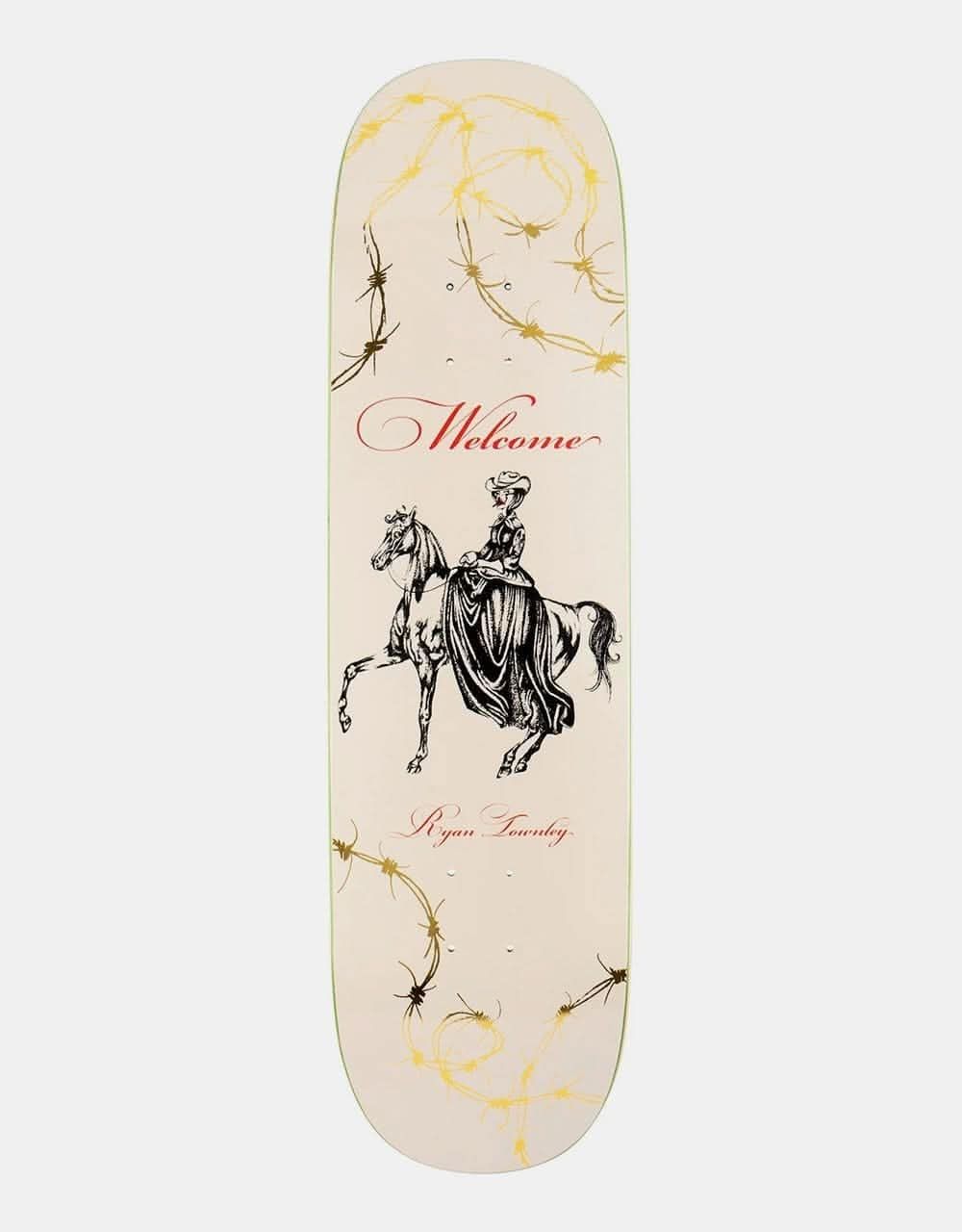 Welcome Townley Cowgirl on Enenra Skateboard Deck - 8.5"