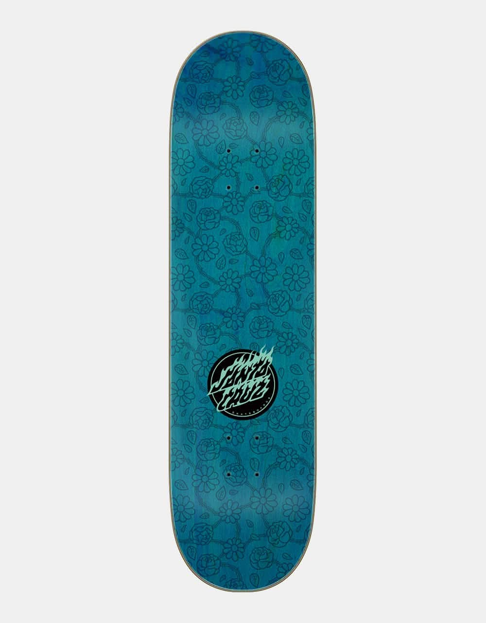 Santa Cruz Floral Flame Dot Skateboard Deck - 8.25"