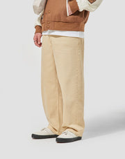 Route One Super Baggy Denim Jeans - Sand