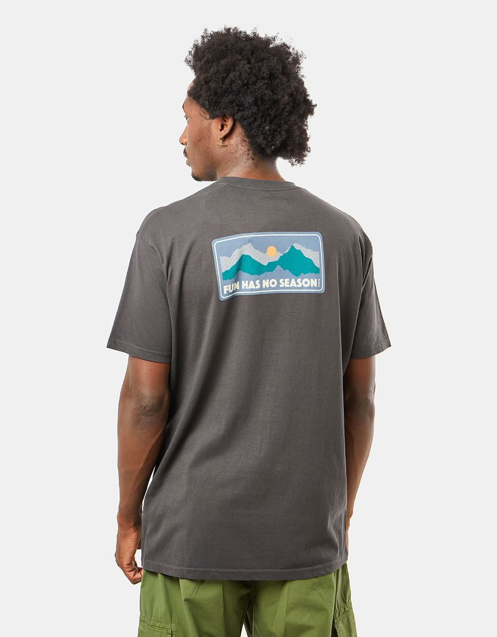 Kavu All The Fun T-Shirt - Black Licorice