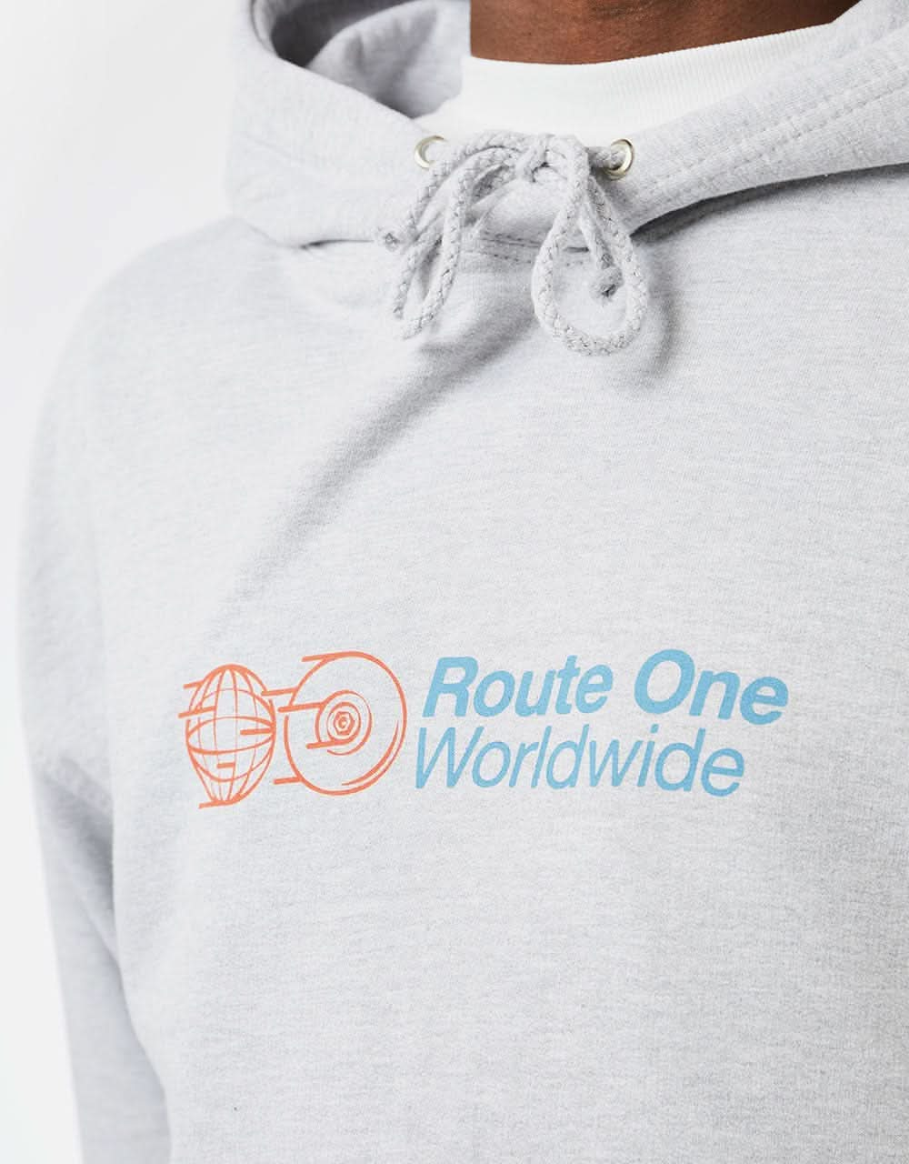 Route One Keep You Rolling Pullover Hoodie - Heather Grey