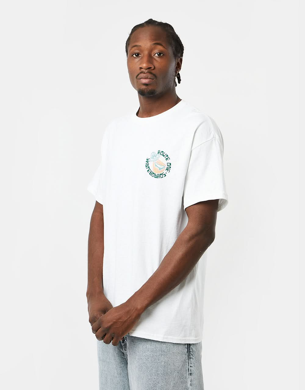 Route One Alien T-Shirt - White