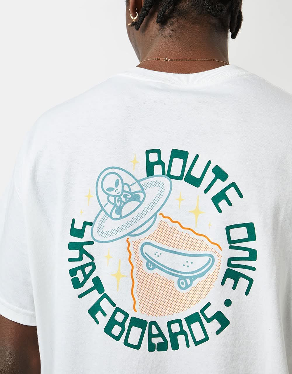 Route One Alien T-Shirt - White