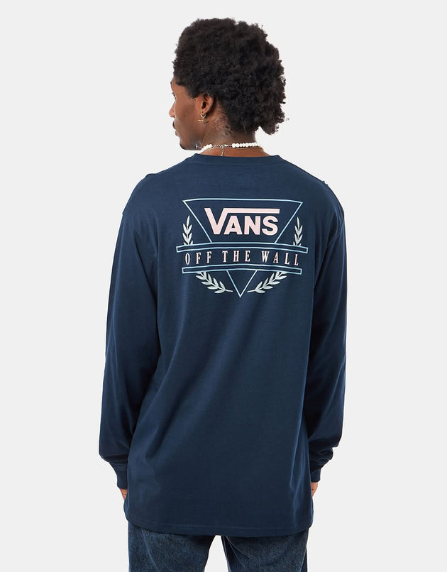 Camiseta Vans Crested Shaper L/S - Azul marino