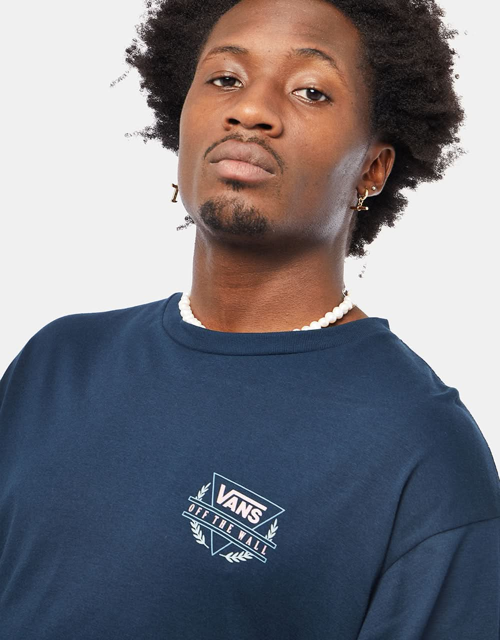 Vans Crested Shaper L/S T-Shirt - Navy