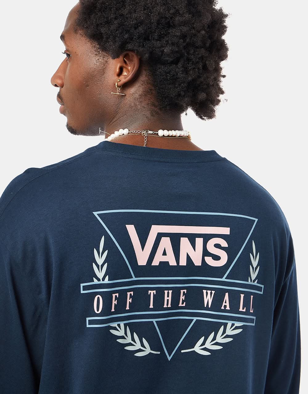 Vans Crested Shaper L/S T-Shirt - Navy