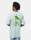 Vans Sunset Dual Palm Vintage T-Shirt - Chinois Green