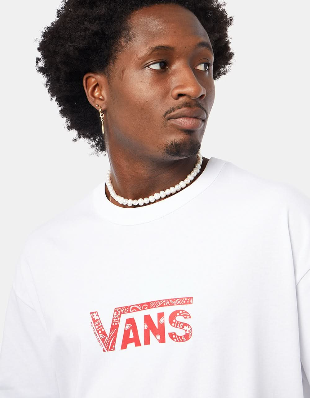 Vans Broken Bandana T-Shirt - White