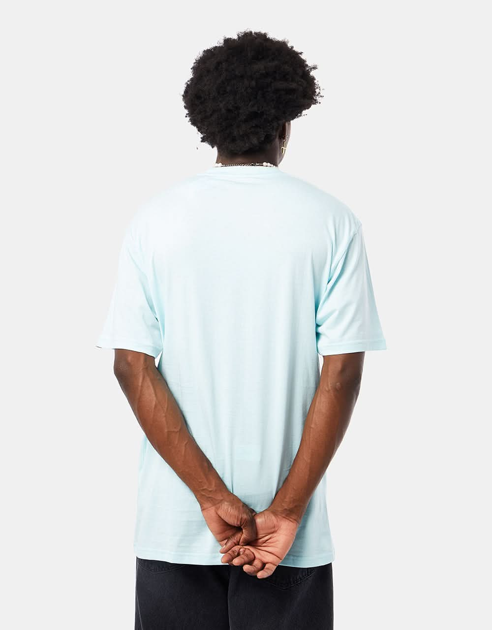 Vans Left Chest Logo T-Shirt - Blue Glow