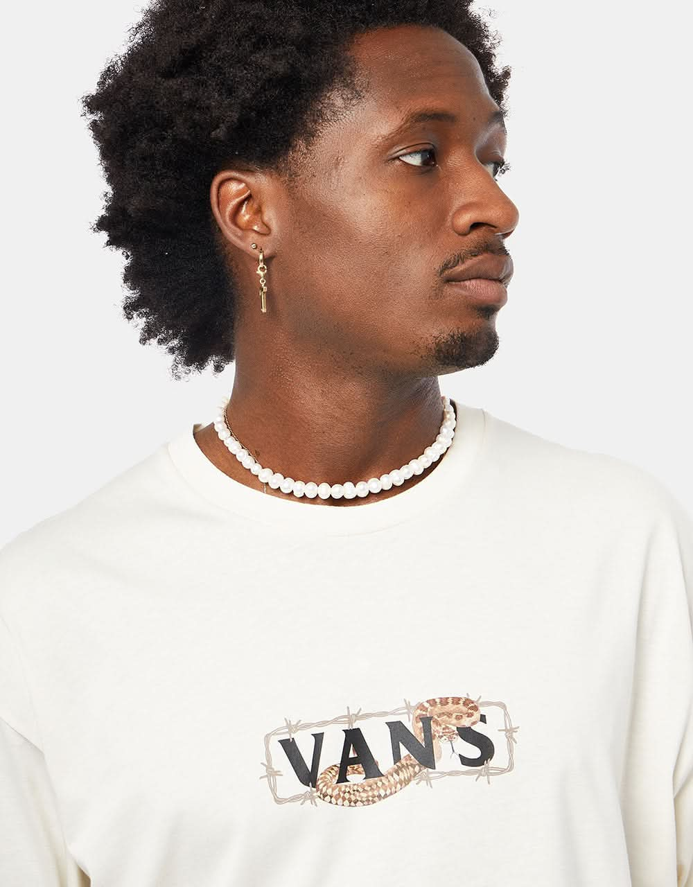 Vans Desert Pack Easy Box T-Shirt - Antique White