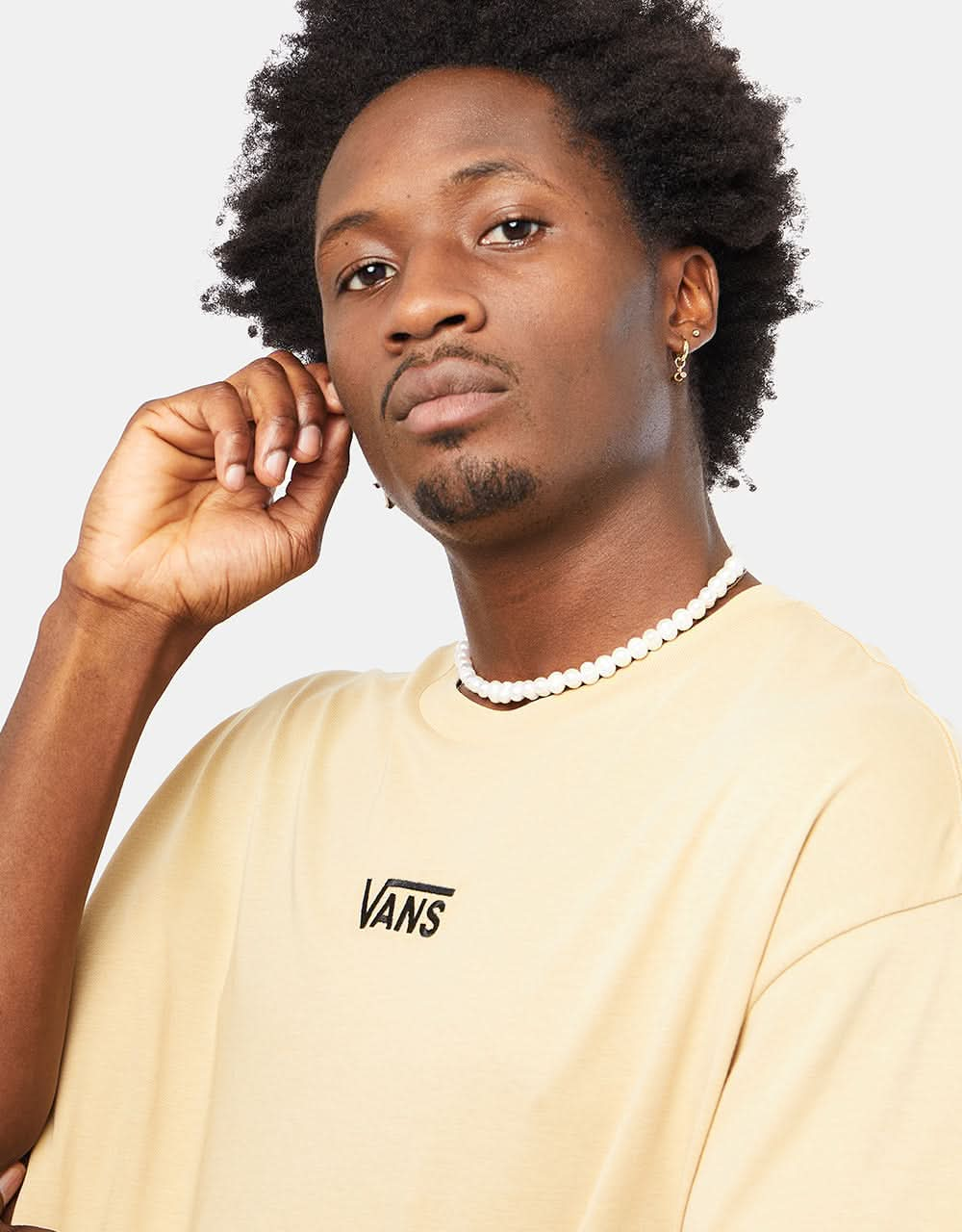 Vans Center Drop Vee T-Shirt - Taos Taupe