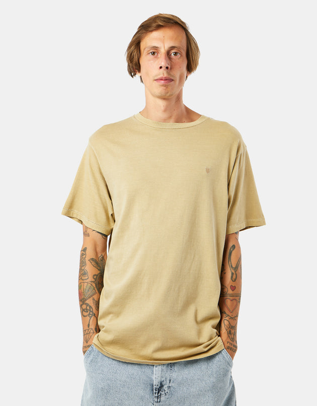 Camiseta Brixton Vintage Reserve - Sand Vintage Wash